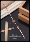 Accessories Designer BA Rose Gold Bracelets
